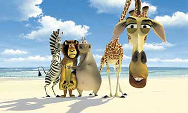 Potaov animovan hrdinov Madagaskaru