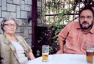 Marie Vaculkov se synem Martinem v roce 2006 v Lounech