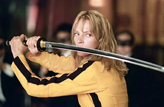 Uma Thurmanov v hlavn roli filmu Kill Bill