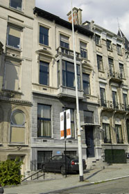 Prask dm na Avenue Palmerston  minimln do ervence 2009 dobr adresa bruselskho studia eskho rozhlasu