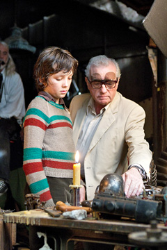 Mal Hugo vrtil velkmu fantastovi jeho dstojnost. Martin Scorsese a pedstavitel tituln role Asa Butterfield.