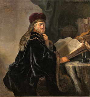 Rembrandt Harmenszoon van Rijn: Uenec ve studovn (1634)