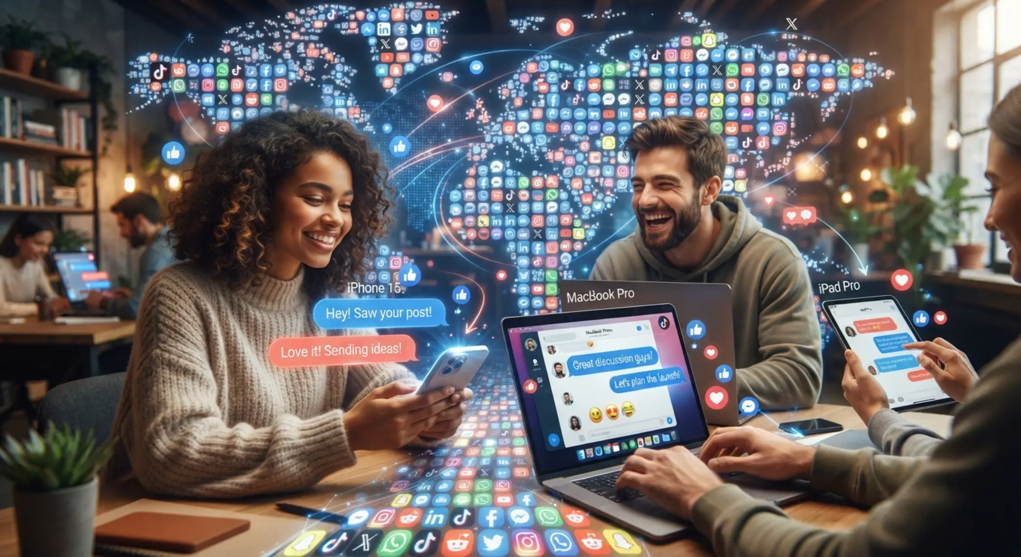 Mozaika sociálních sítí a online komunikace hráčů